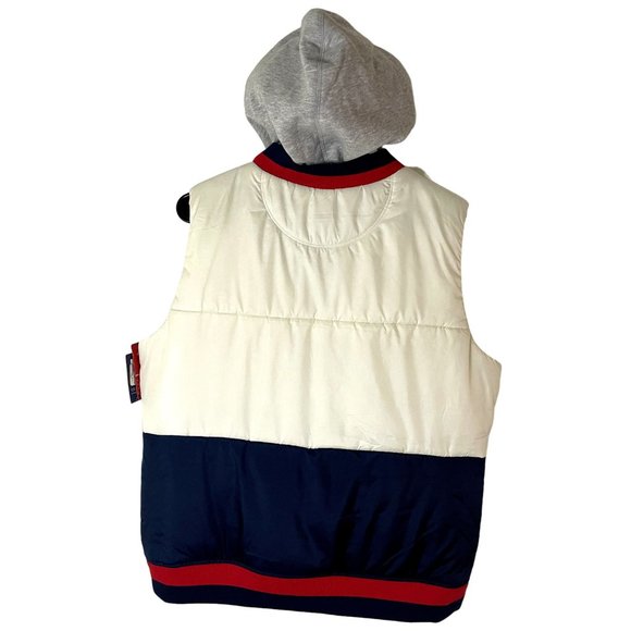 Champion Stadium Gear Hoodie Puffer Vest Water Repellant Women's Size Large - Picture 2 of 4